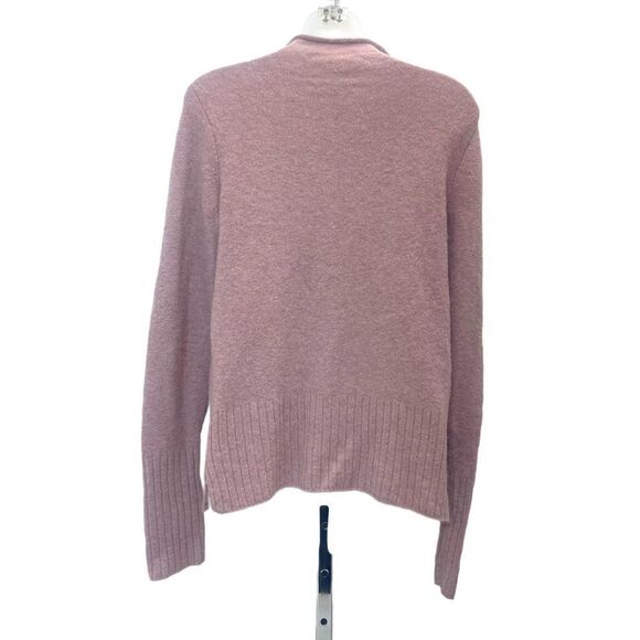 Madewell Glenmoor pink mock neck sweater wool alpaca small - Picture 6 of 16